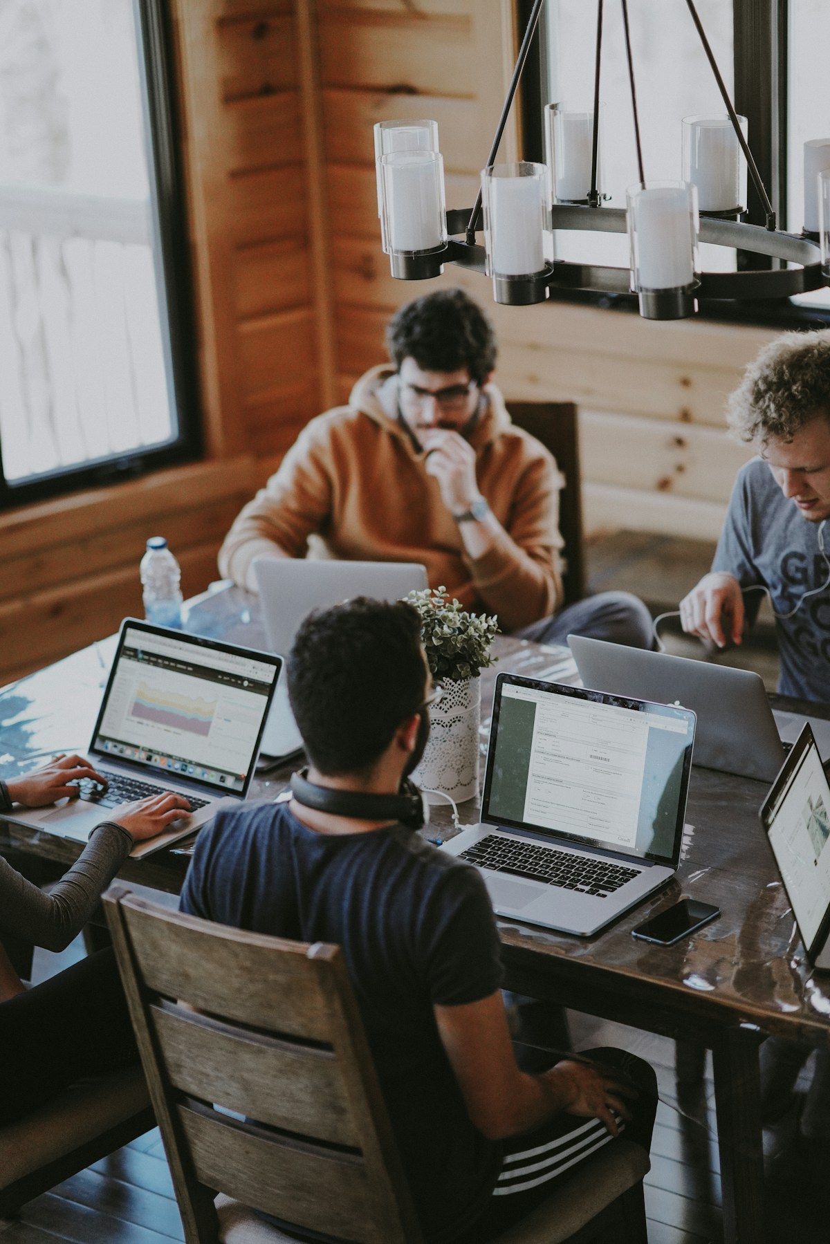 A team gathered to explore a new market opportunity